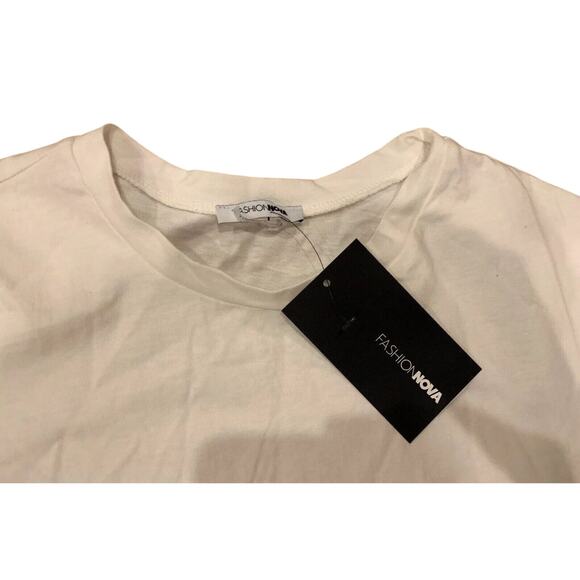 Fashion Nova NWT I Don’t Wanna Know Dress WHITE Size XS - NWT - Picture 4 of 8